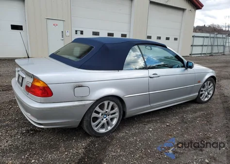 2002 BMW 330 Ci из США, поврежденный, VIN WBABS53492EV89342